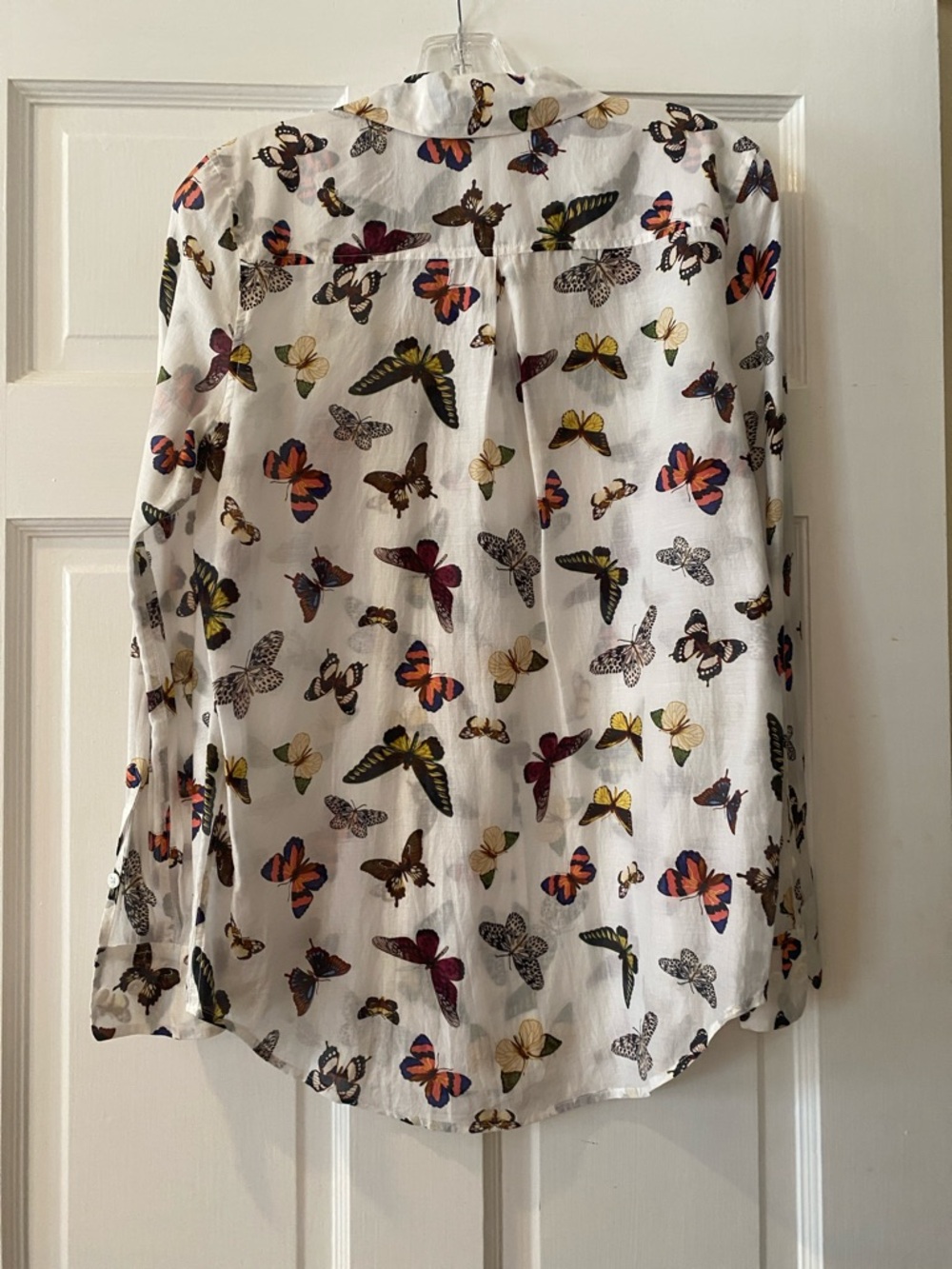Equipment Silk Butterfly Shirt. Sz. XS - Picture 6 of 7